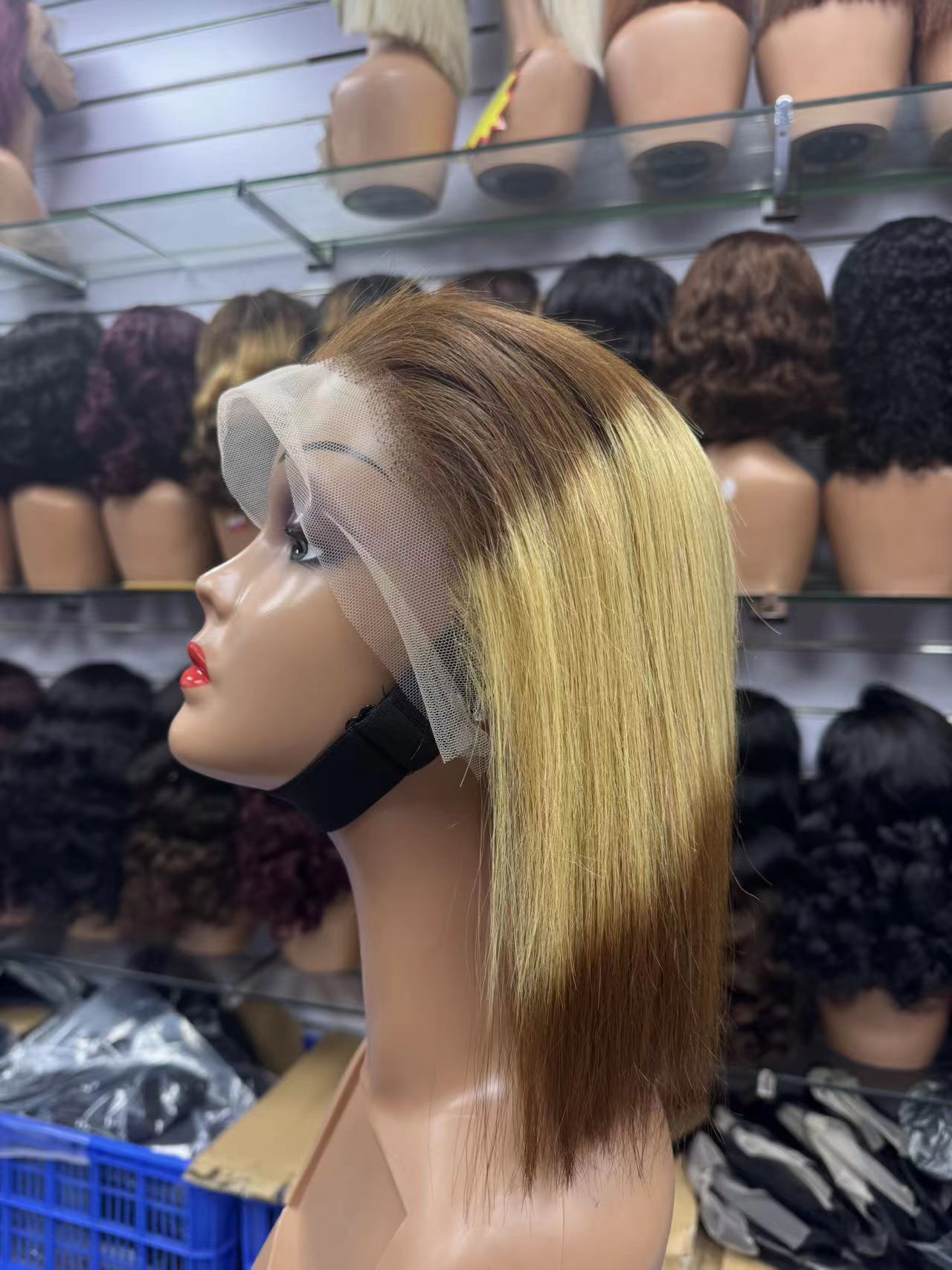 Fashion Popular Classy Innovative Bobo Human Real Hair Wig