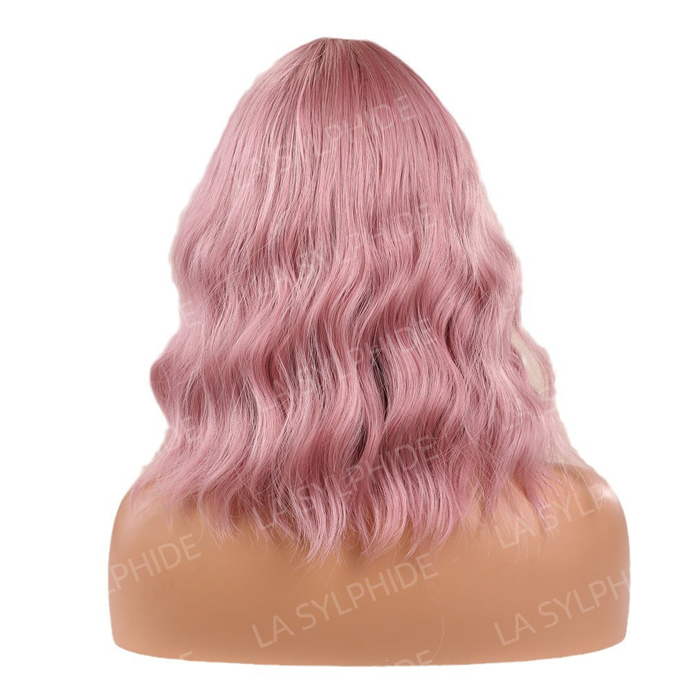 High Skull Top Best-selling Female Straight Bangs Short Wig Long Curls