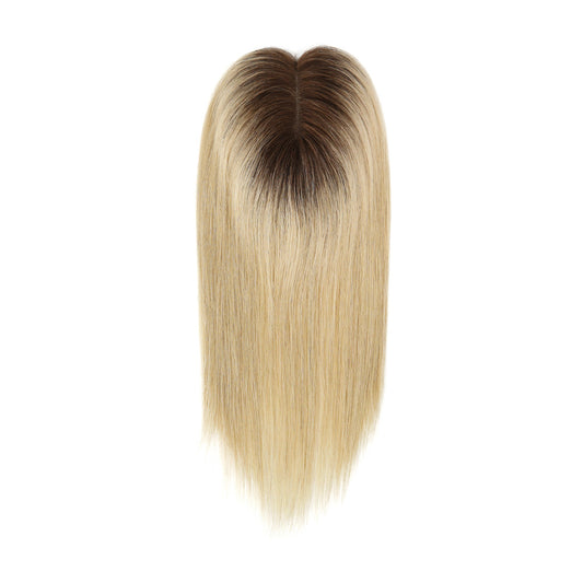 White Human Wigs Ladies Hair Piece Long Straight Wig