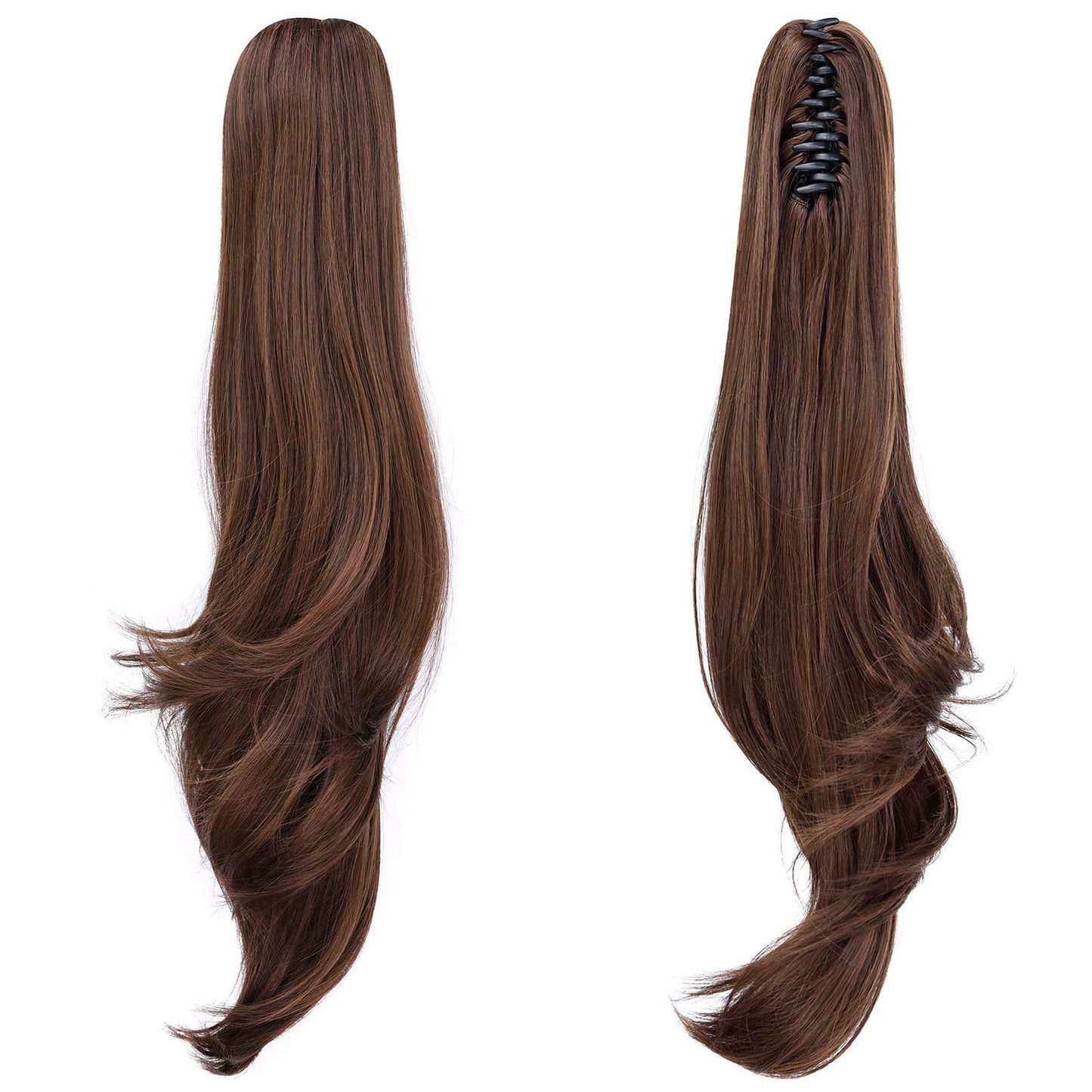 Mid-length Fiber Jaws Clamp Grip High Female Lazy Wig Ponytail