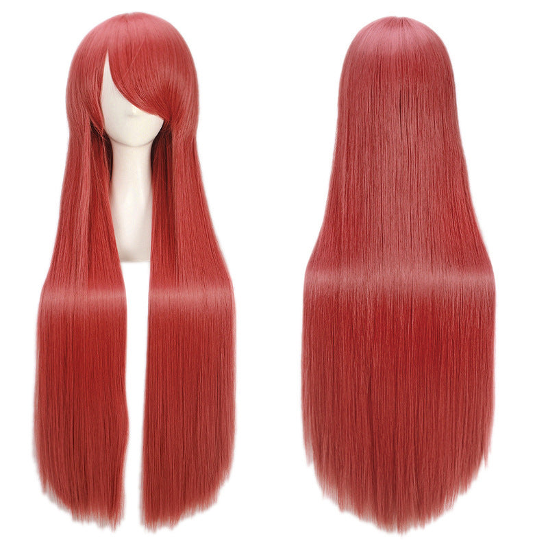 Classic Universal Color Hair Anime Fiber Long Straight Wig