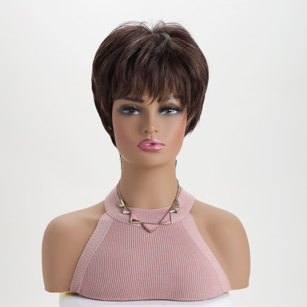 Classic Popular Women's Fashion Synthetic Wigs Wig Short Curly Hair