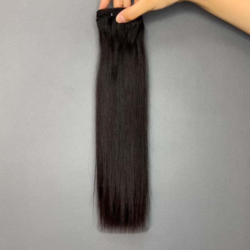 Vietnam Strip Of Human Weft Full Real Hair Wig