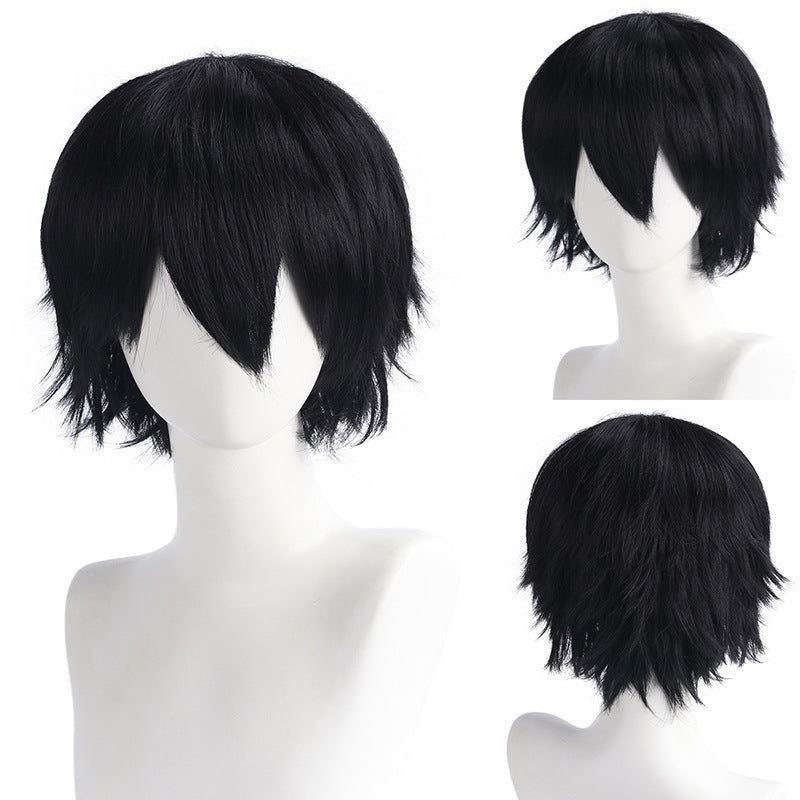Short Hair Closing Face Top Optional Mao Style Cos Wig