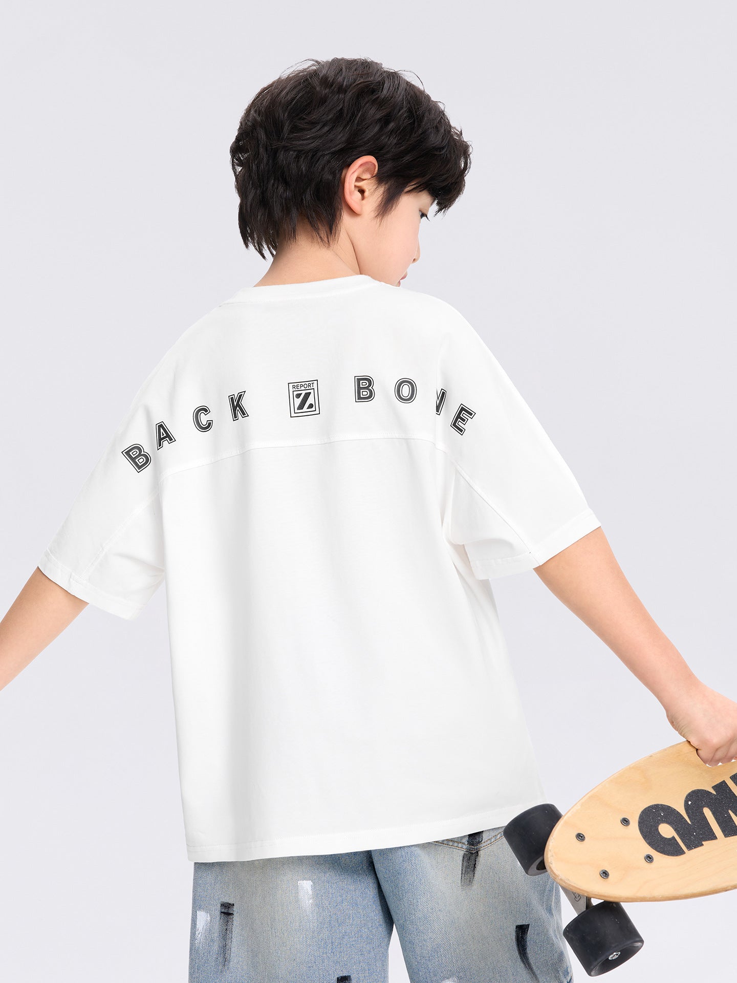 Children's Clothing Short-sleeved Cool Summer Boy Teen Class Children's T-shirt