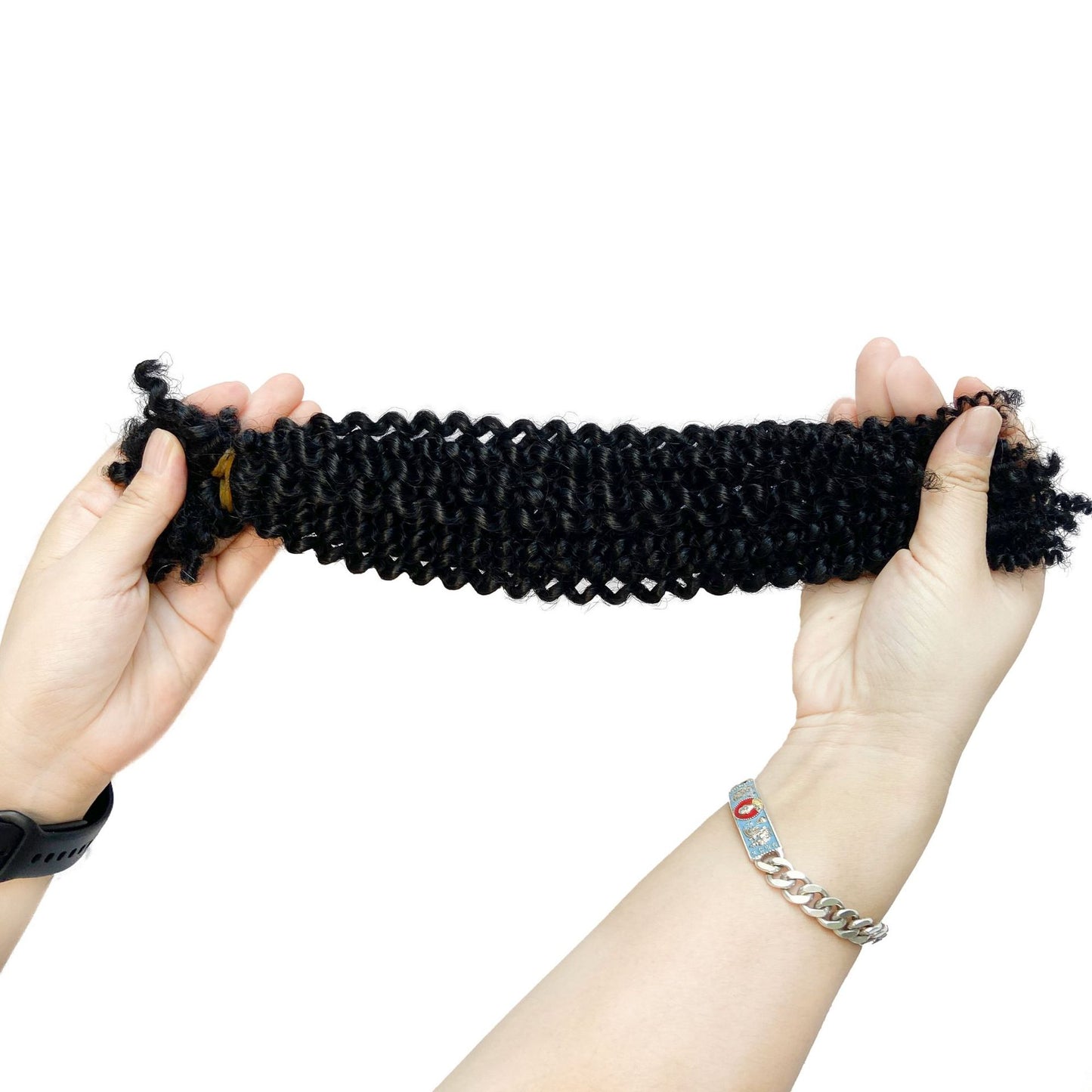 Curly Hair Bulk Natural Black Crochet Other Wig