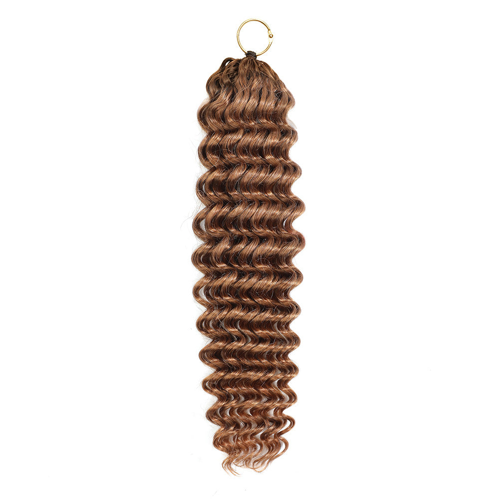Comfortable Human Crochet Knitting Feather Extension Real Hair Wig