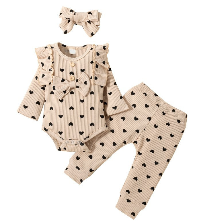 Hair Band Cotton Stripe Resistant Princess Jumpsuit, Climbing Suit