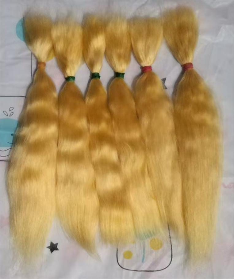 Dyed Hair Pack Small Cloth Split Cos Wig