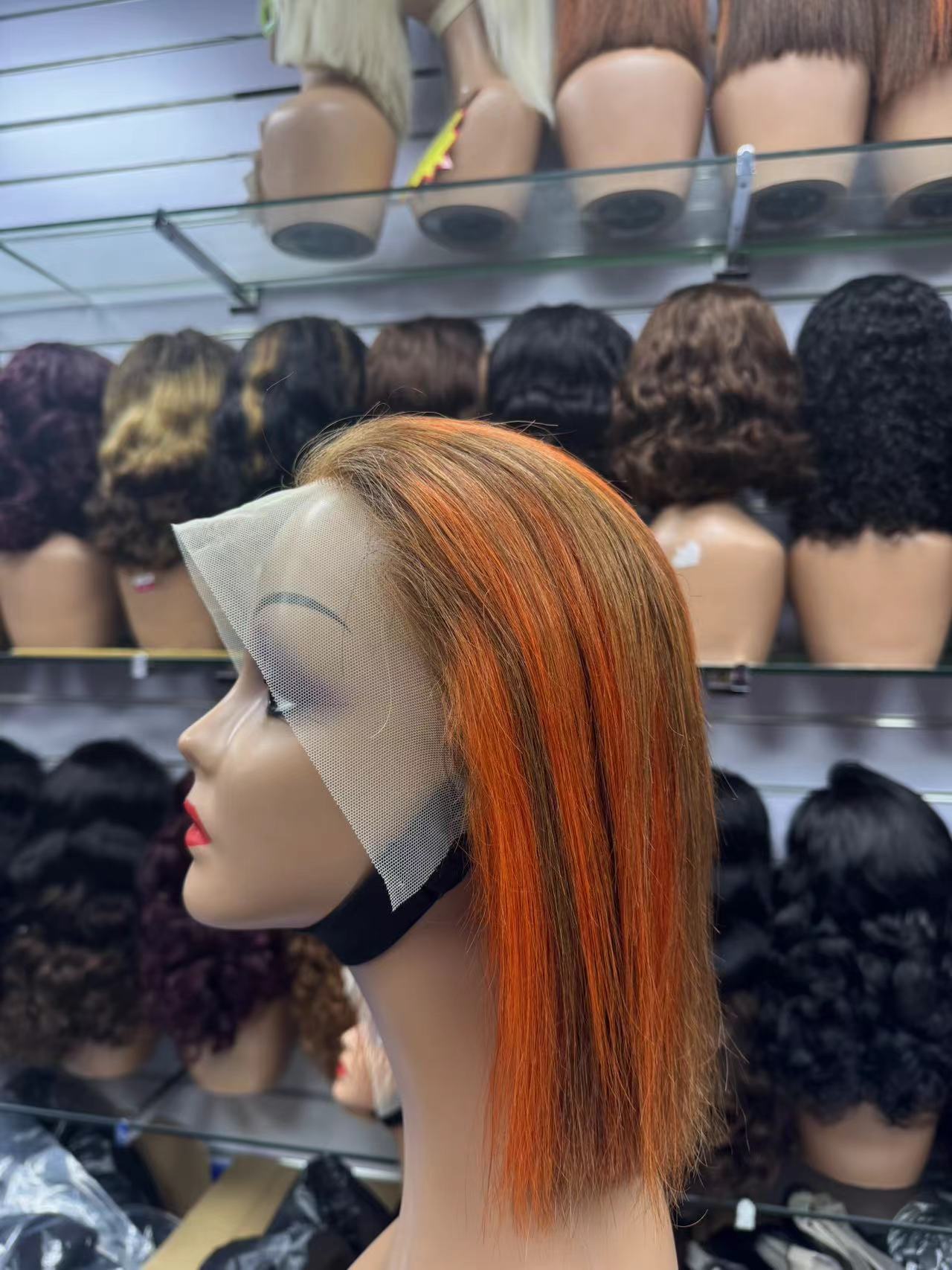 Fashion Popular Classy Innovative Bobo Human Real Hair Wig