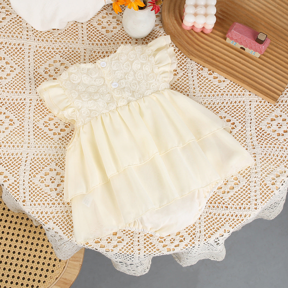 Born Clothes Summer Thin Fashionable Bloomer Jumpsuit, Climbing Suit
