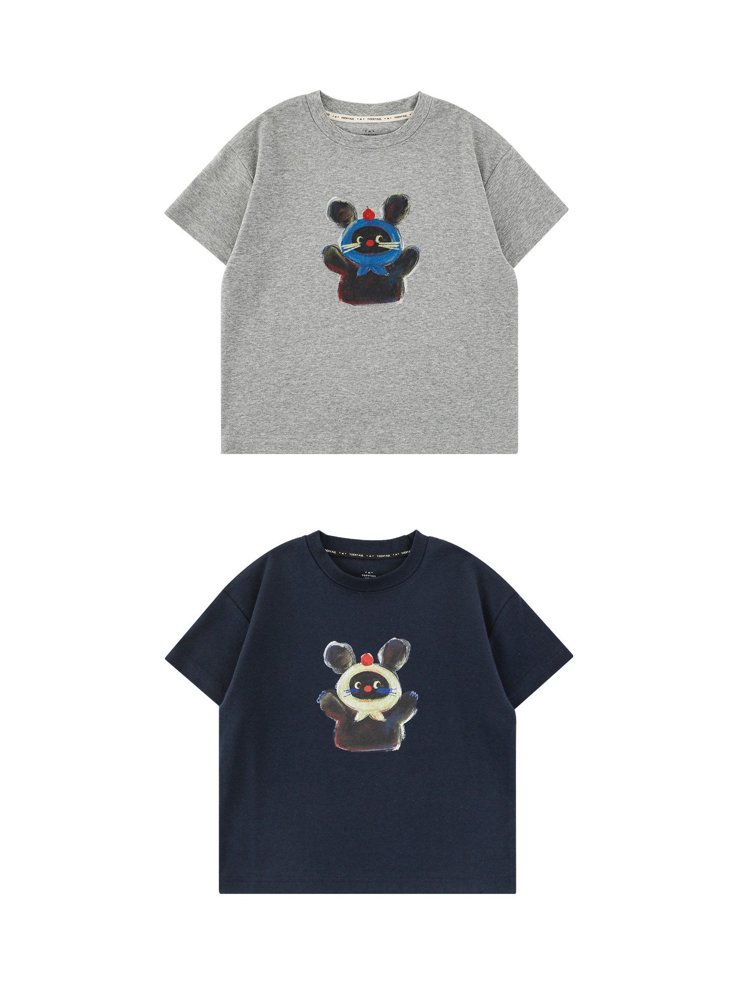 Children's Summer Western Style Cute Double-sided Round Neck Casual Short Sleeve Children's T-shirt
