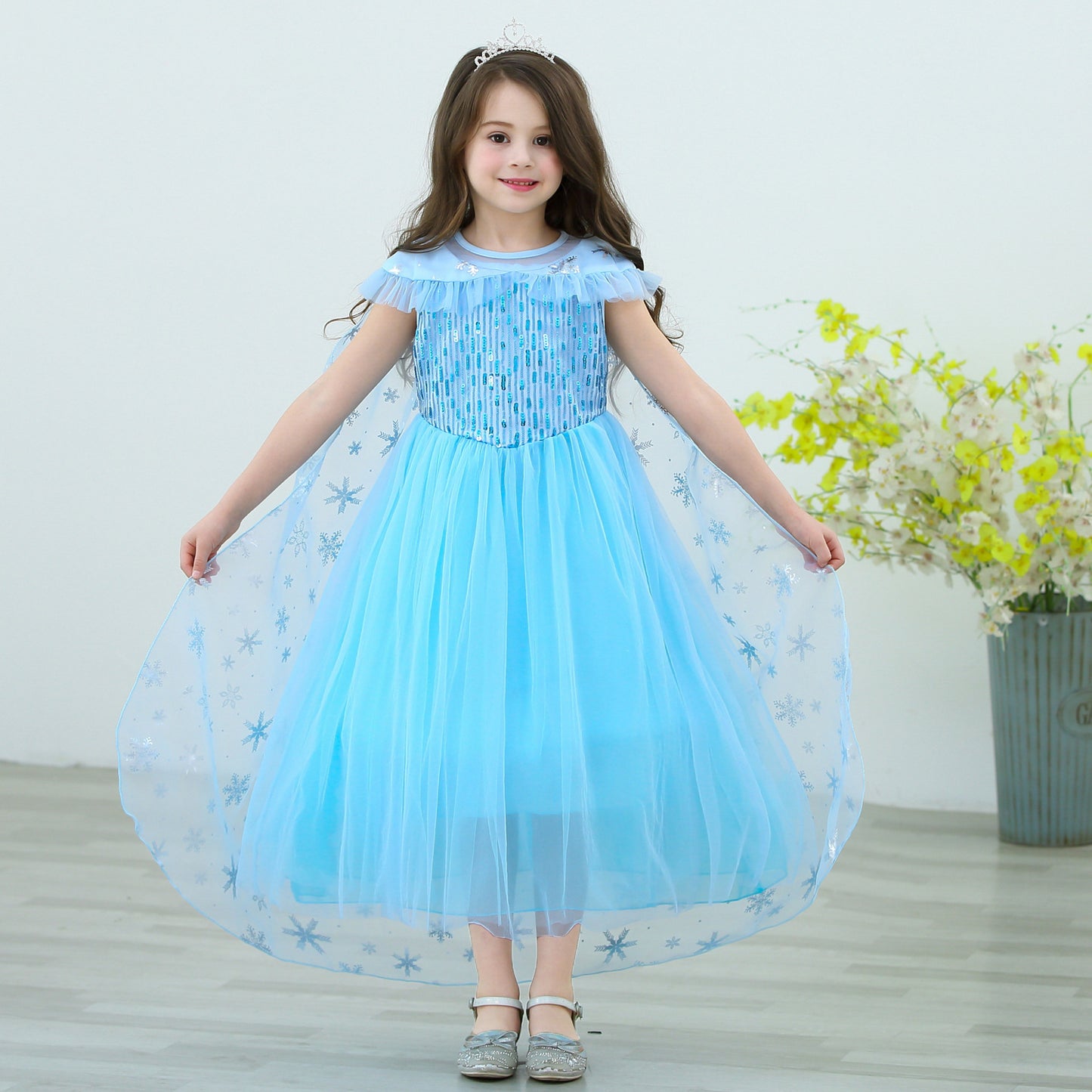 Ice Queen Princess Elsa Frozen Tulle Tutu Children's Dress
