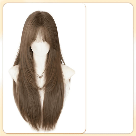 Women's Coney Gummy Bear Hair Level Refined Supernatural Long Straight Wig