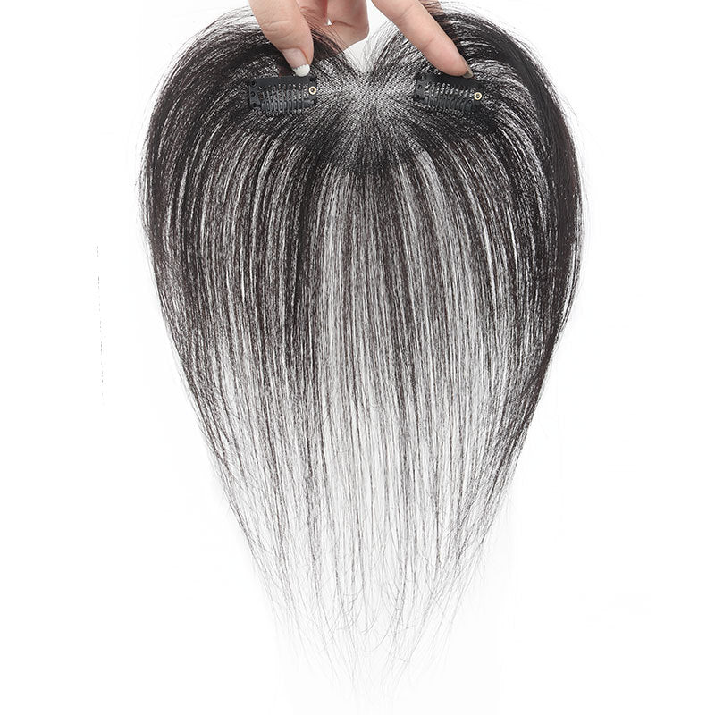 Fake Head Hair Supplementing Piece Full Real Human Wig Bangs