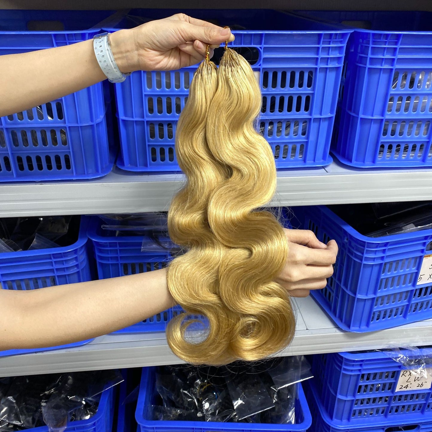 Casual Glamorous Crochet Extension Full Human Real Hair Wig