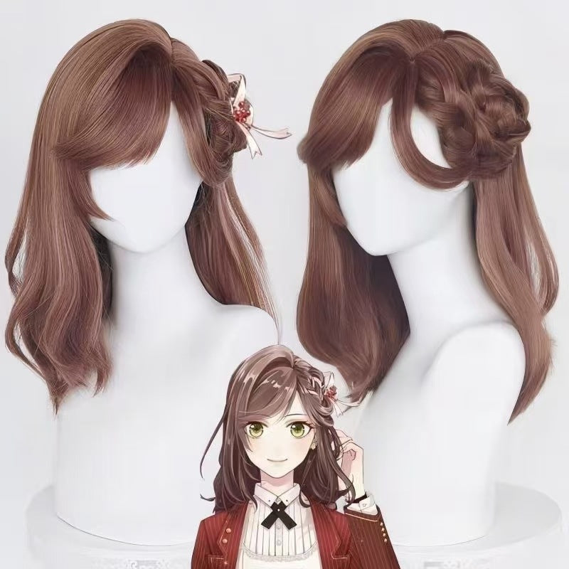 Lu Jing Rose Net Anime Hair Cover Cos Wig