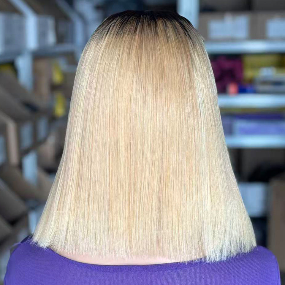 Unique Versatile Charming Bone Straight Human Real Hair Wig