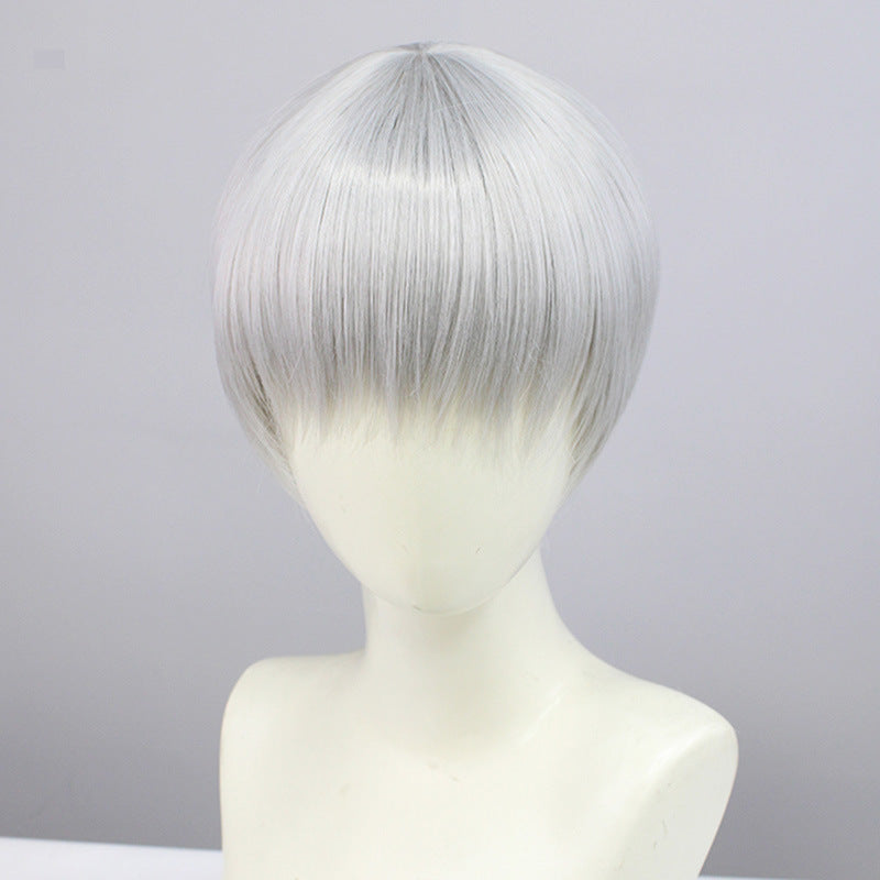 Automata Sier Gray Fiber Short Hair Cos Wig