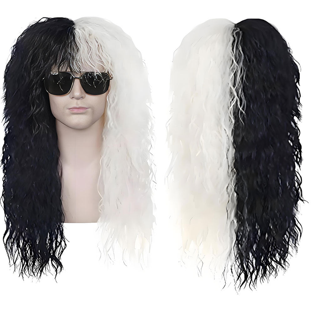 Men's Fluffy Hairstyle Beggar Crazy Long Curly Hair Stage Men's Wig