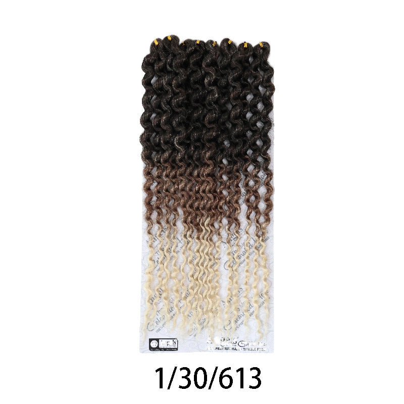 Popular New African Chemical Fiber Source Wig Long Curls