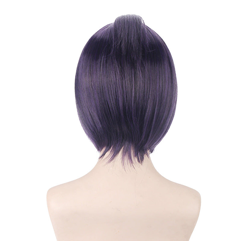 Women's Lord Tutor Purple Black Blue Anime Cos Wig