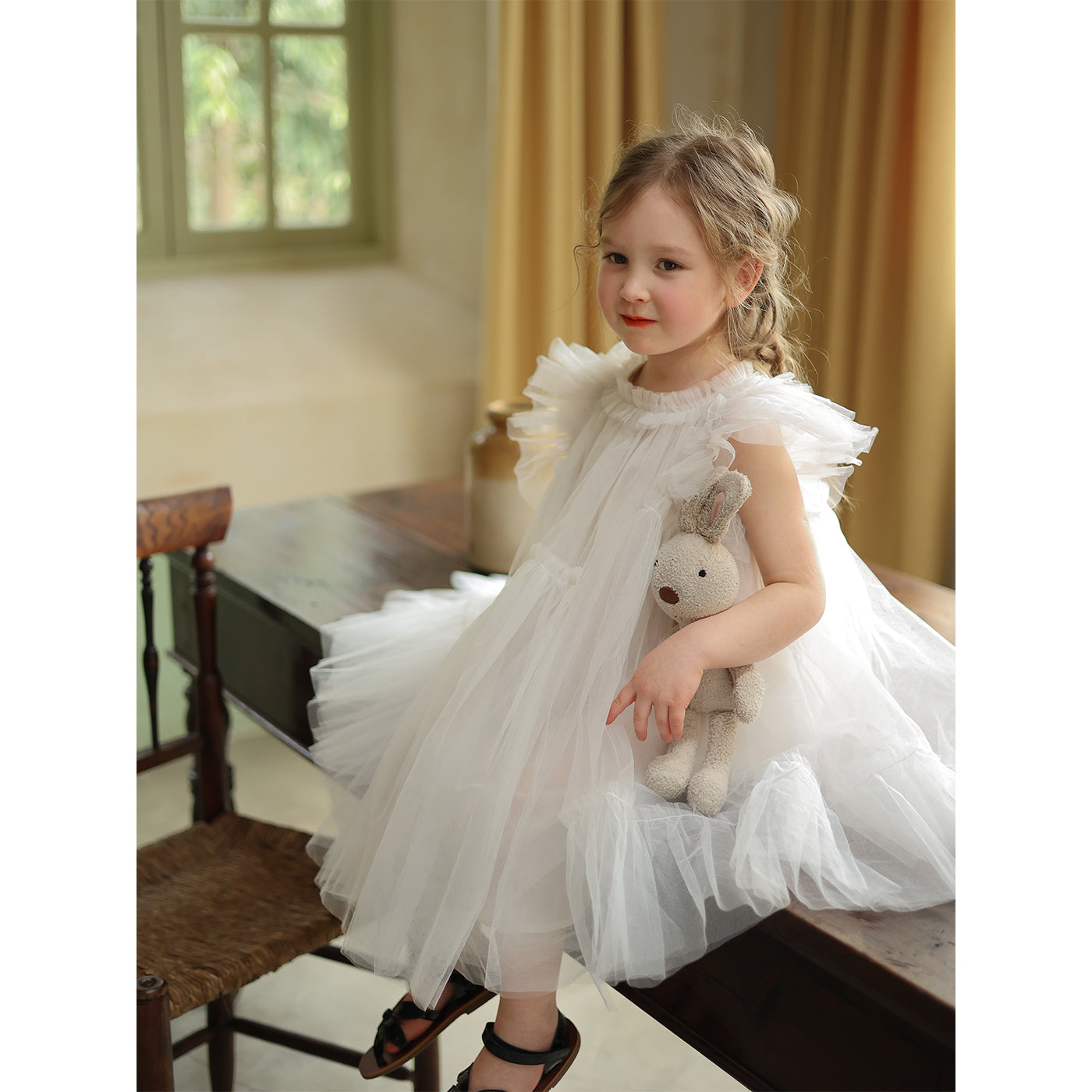 Tulle Tutu Skirt Princess Summer Western Children's Dress