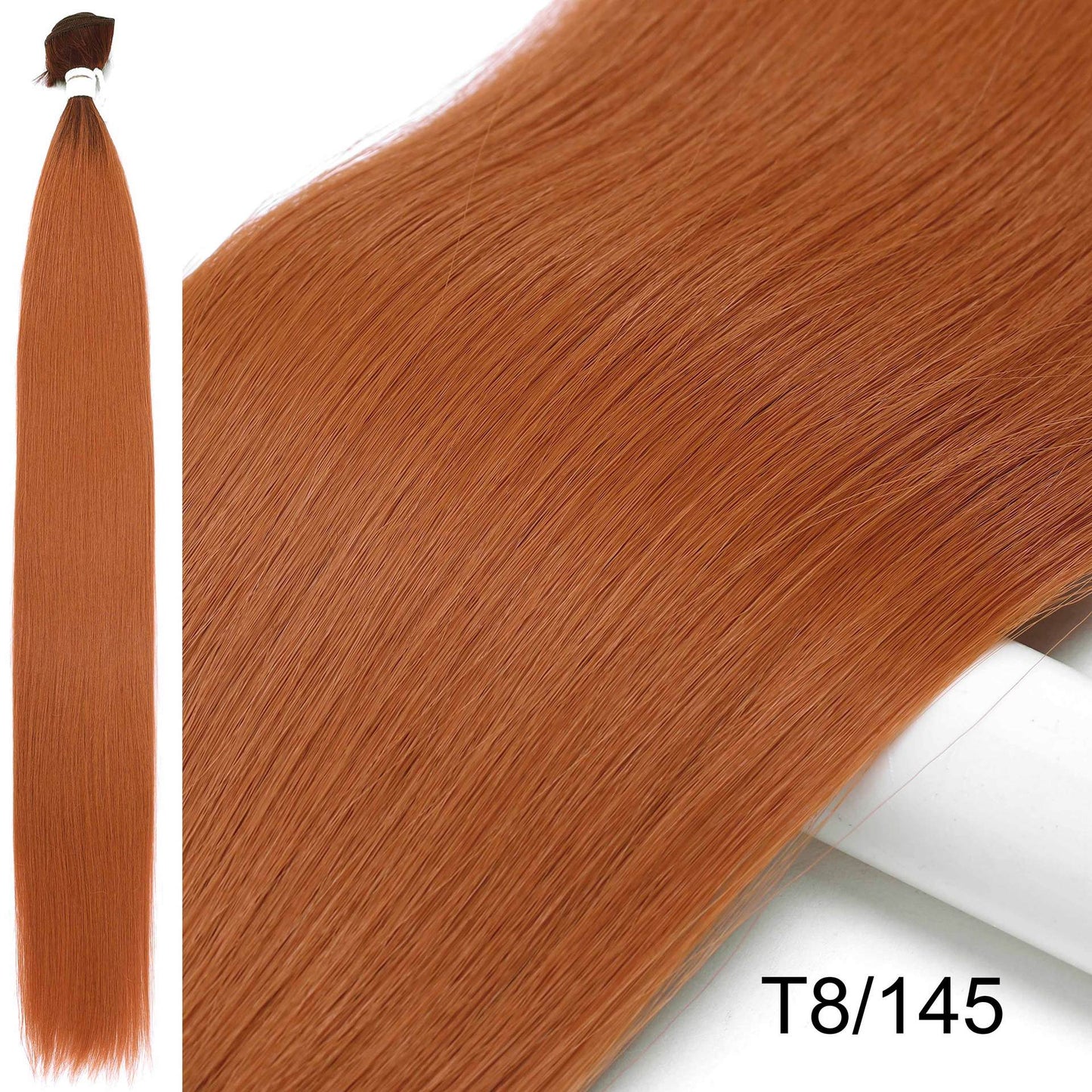 Fiber Extension Hair Weft Africa Band Long Straight Wig