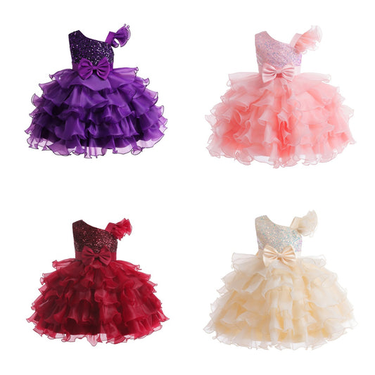 Children's Princess Gown One Year Old Children's Dress