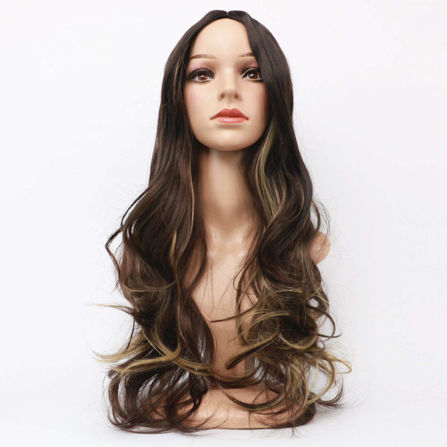 Curly Hair Female Big Wave Rose Wig Long Curls