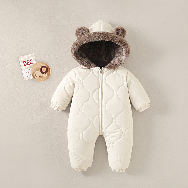 Out Clothes Born Winter First Month Old Days Jumpsuit, Climbing Suit