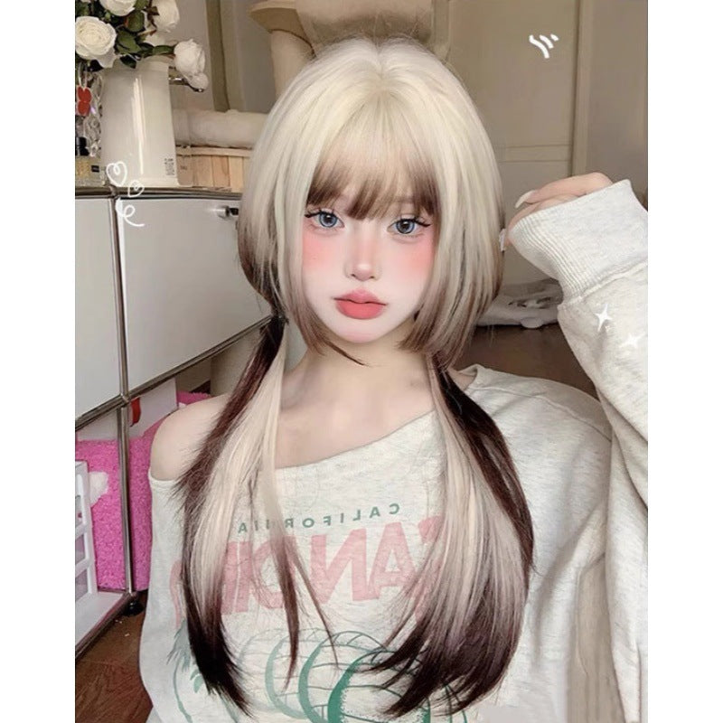Women's Hair Cute Fashion Beauty Daily Natural Wig Long Curls