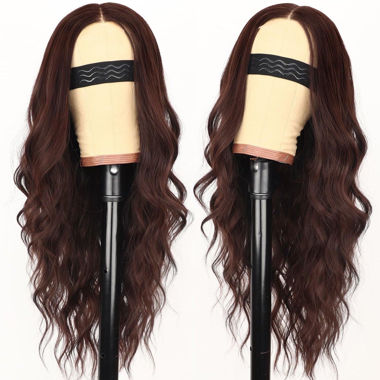 Front Lace Water Ripple Curly Hair Synthetic Wigs Wig Long Curls