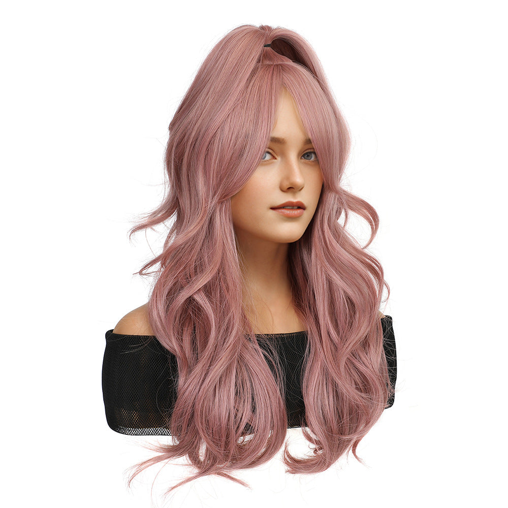 Women's Hair Fashion Big Wave Curly Simulation Wig Long Curls