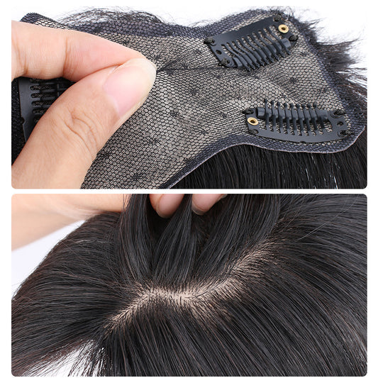 Net Head Hair Replacement Real High Skull Top Wig