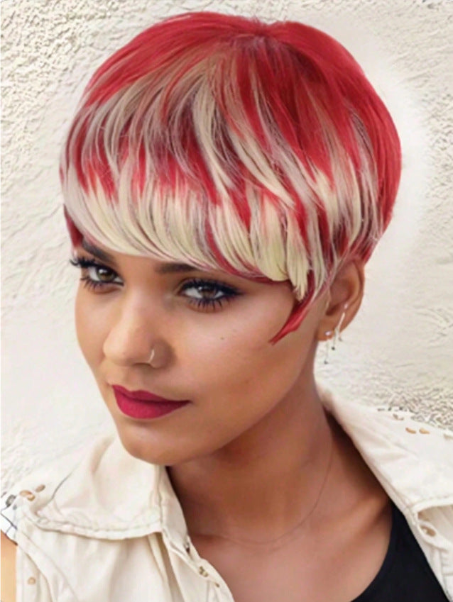 Creative Trendy Women's Fashion Synthetic Wigs Wig Short Straight Hair
