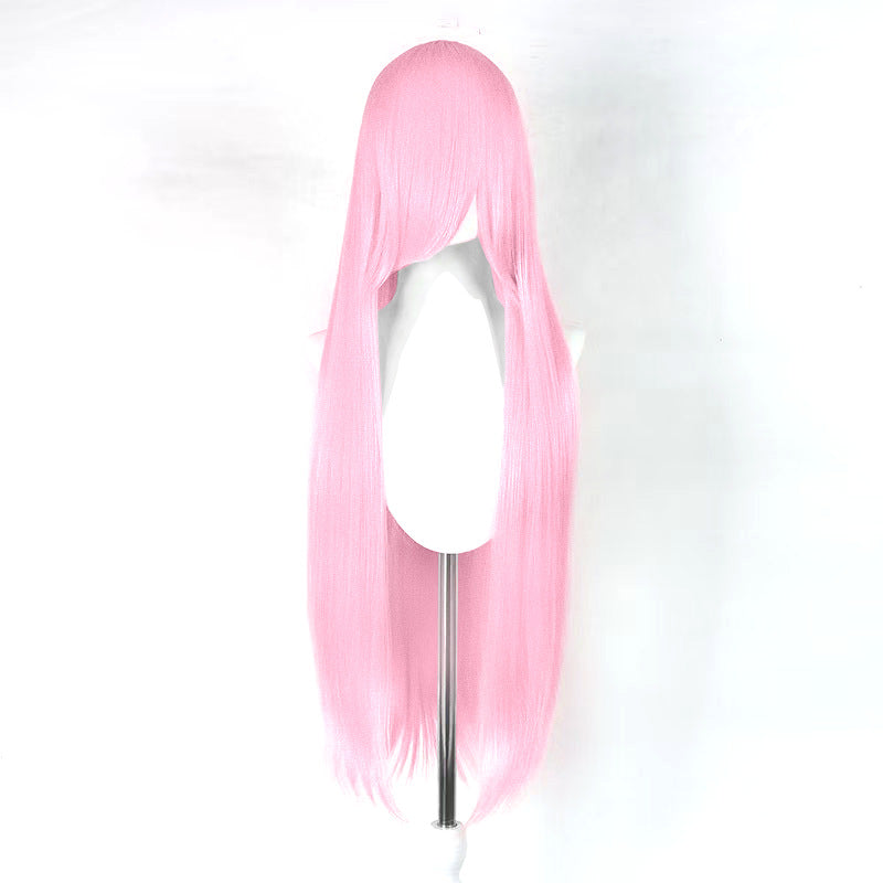 Straight Hair Rose Internal Net Simulation Scalp Secondary Element Cos Wig