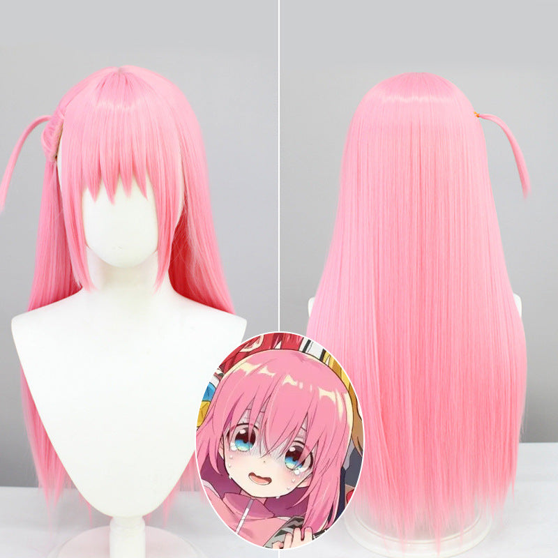 Lonely Rock Cool Yu Teng Yi Li Side Braid Fiber Cos Wig