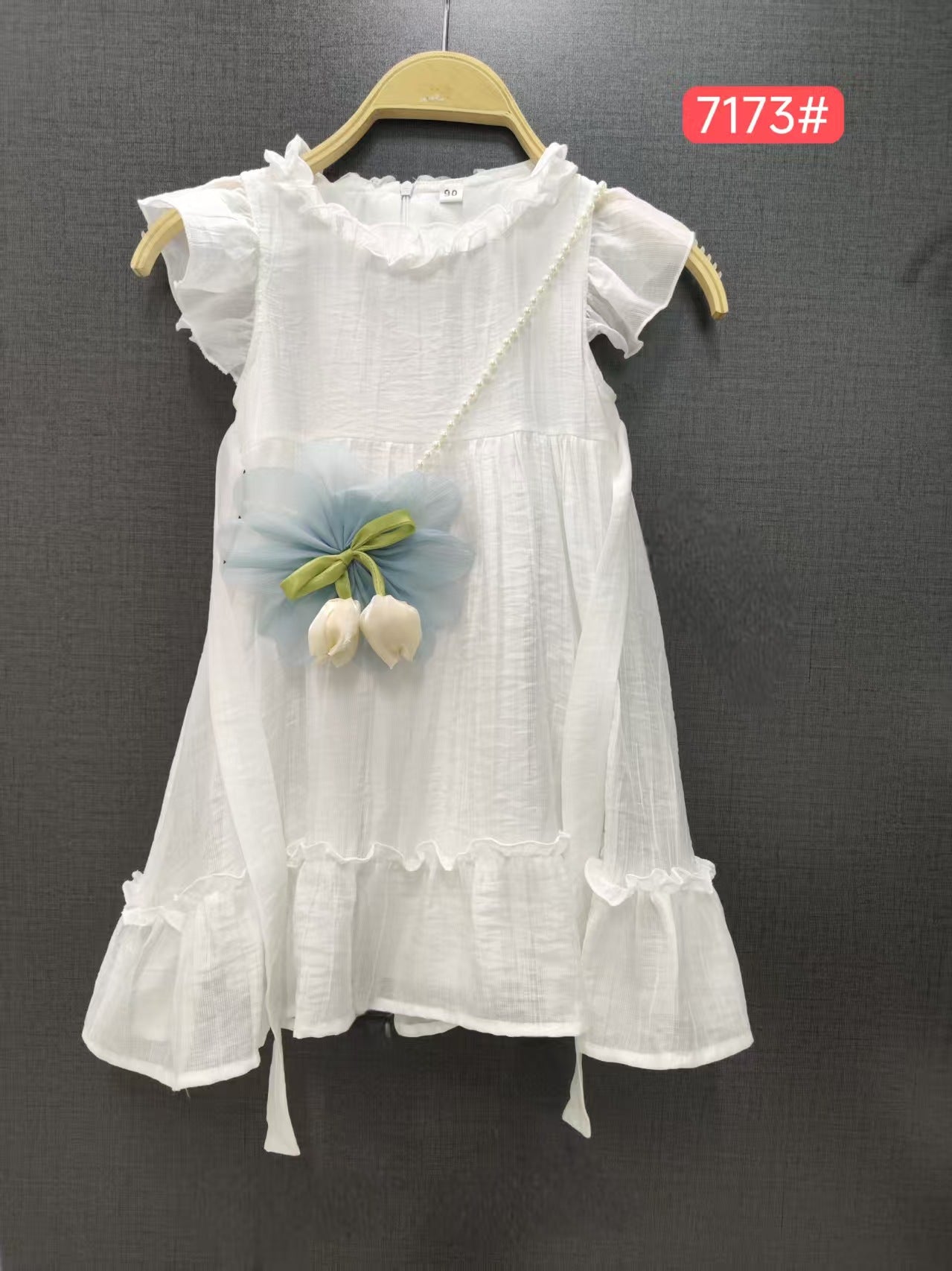 Yunnan White Body Summer Princess Clothing Children's Dress