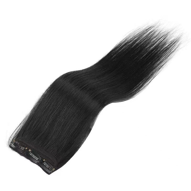 Women's All Hand-woven Edging Extension Invisible Fluffy Long Set Real Hair Wig