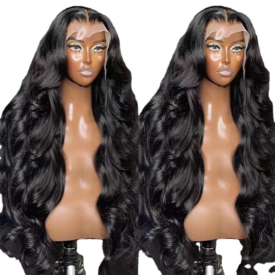 Unique Women's Front Lace Big Wave Wig Long Curls