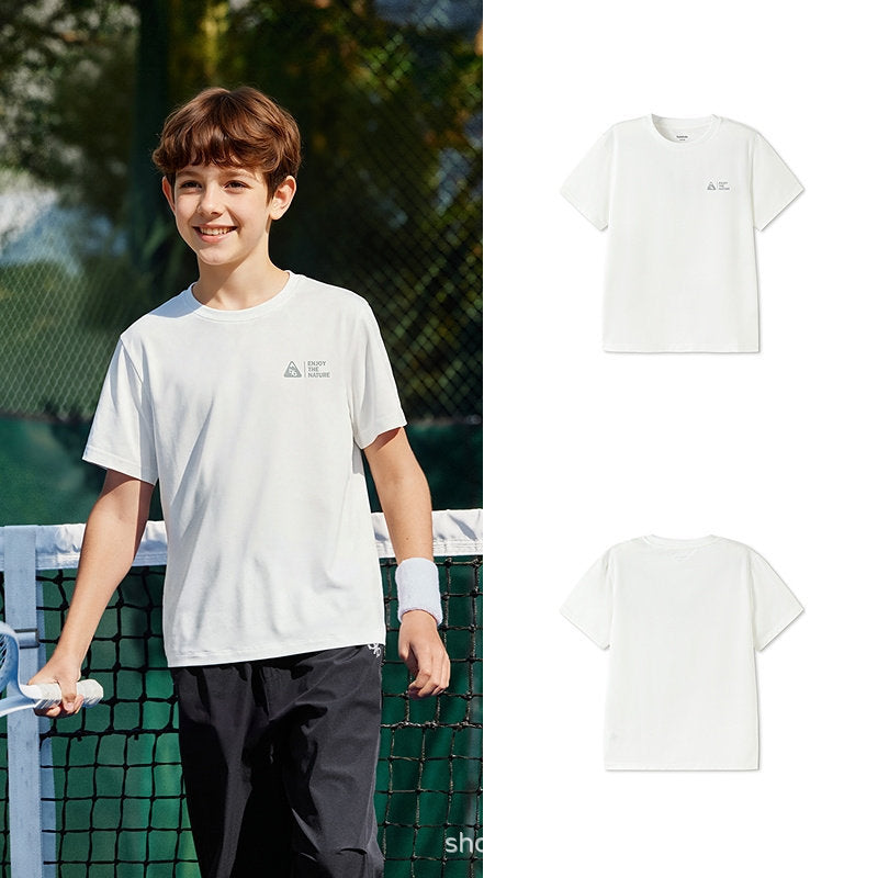Children's Short-sleeved Summer Clothing Comfortable Big Quick Drying Clothes Children's T-shirt