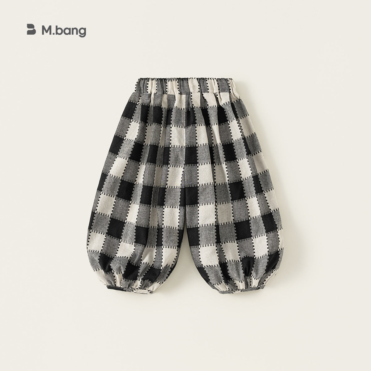 Children's Trousers Summer Colorful Plaid Bloomers Retro Children's Pants