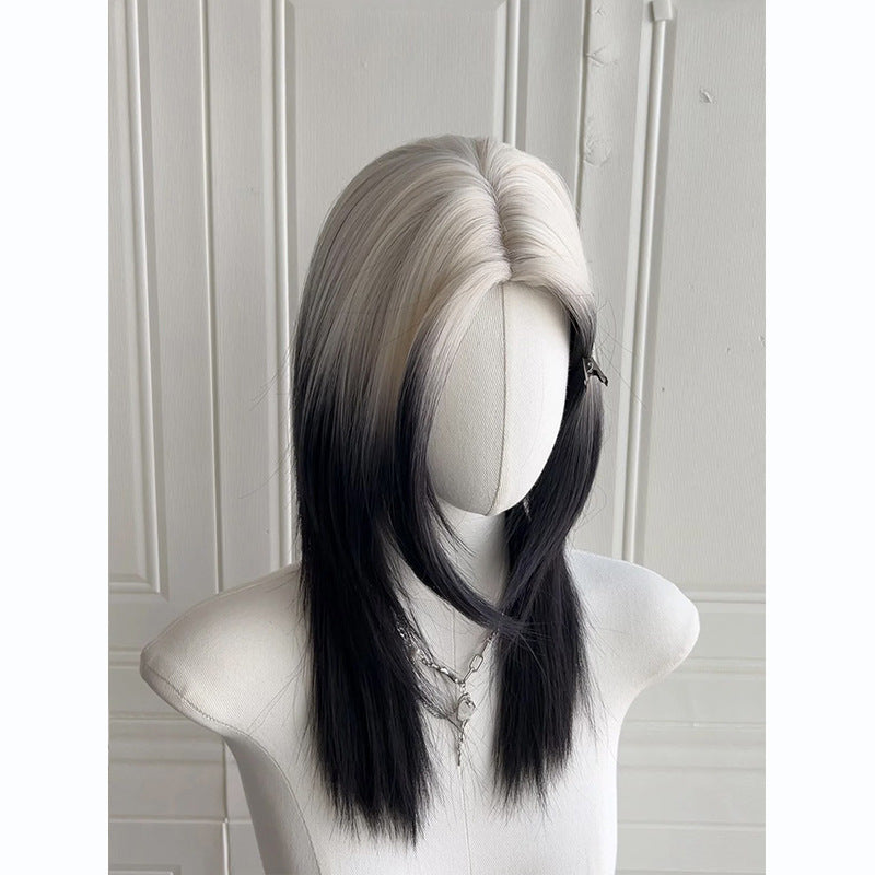 Split Wolf Tail Anchovy Head High Other Wig