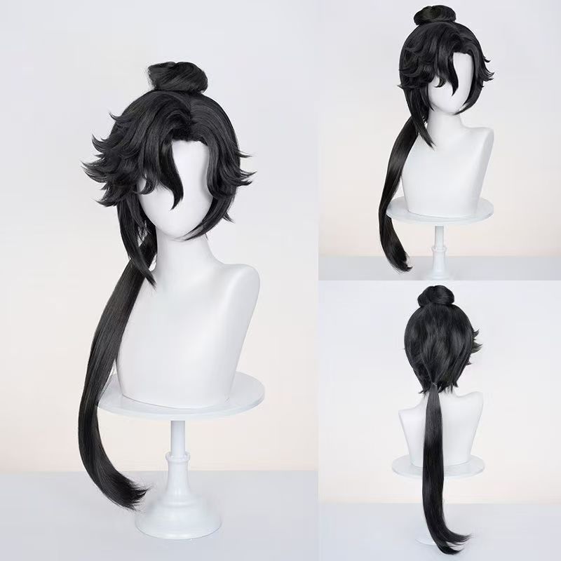 King Glory Sun Quan Simulation Human Scalp Top Cos Wig