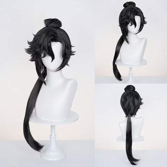 King Glory Sun Quan Simulation Human Scalp Top Cos Wig