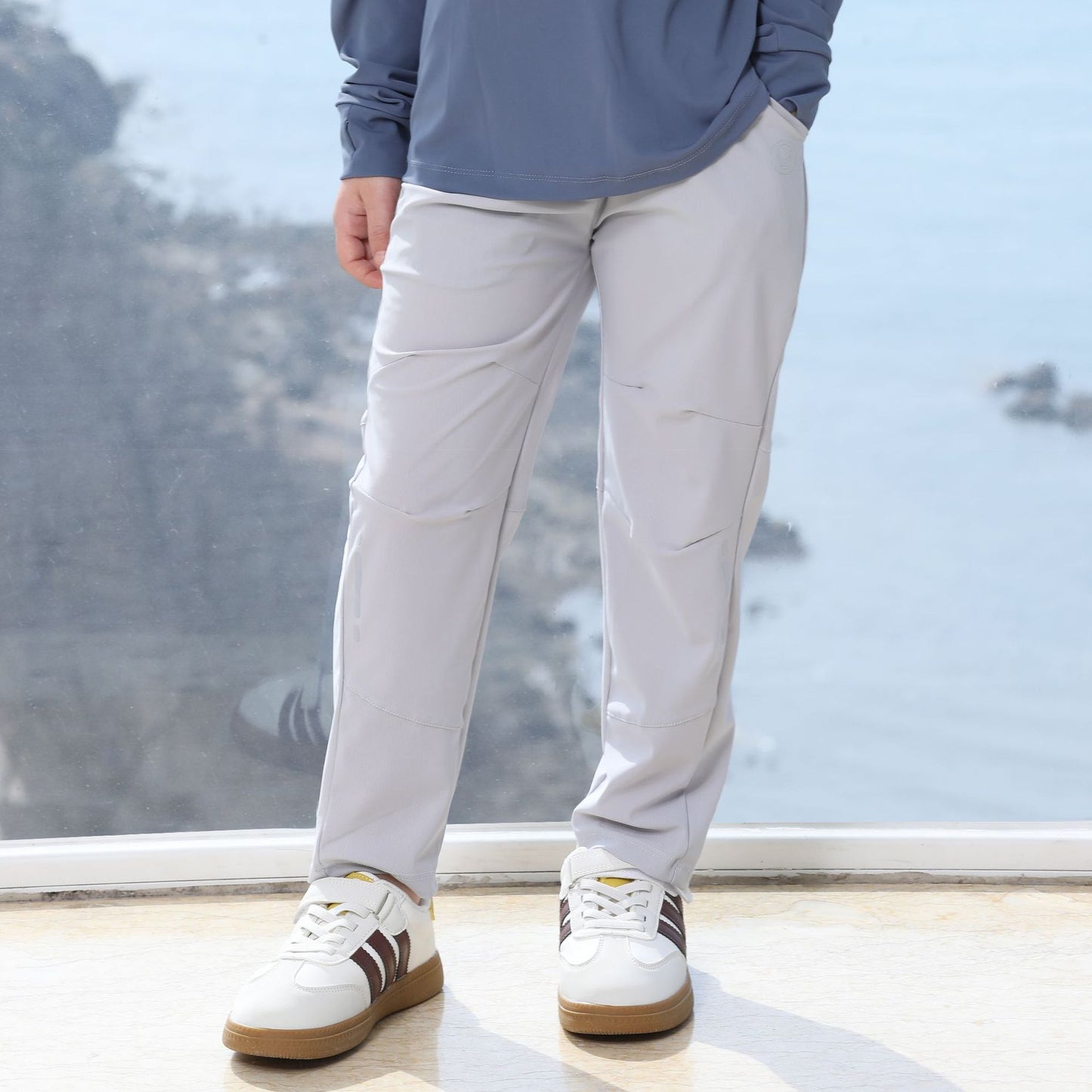 Children's Summer Class Ice Silk Cool Boy Sports Children's Pants