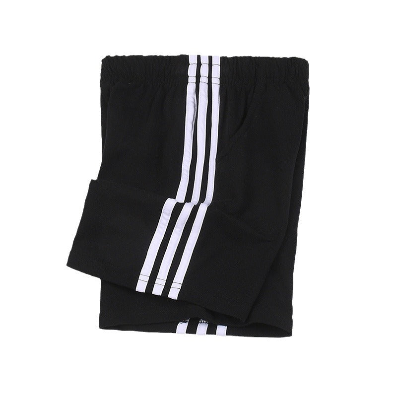 Pure Cotton Uniform Primary Secondary School Single Stripe Two-way Navy Children's Pants