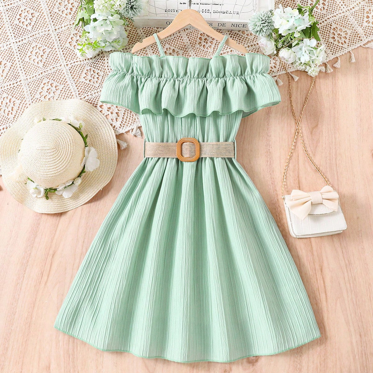 Women's & Children's Skirts Summer Suspender Skirt Western Style Children's Dress