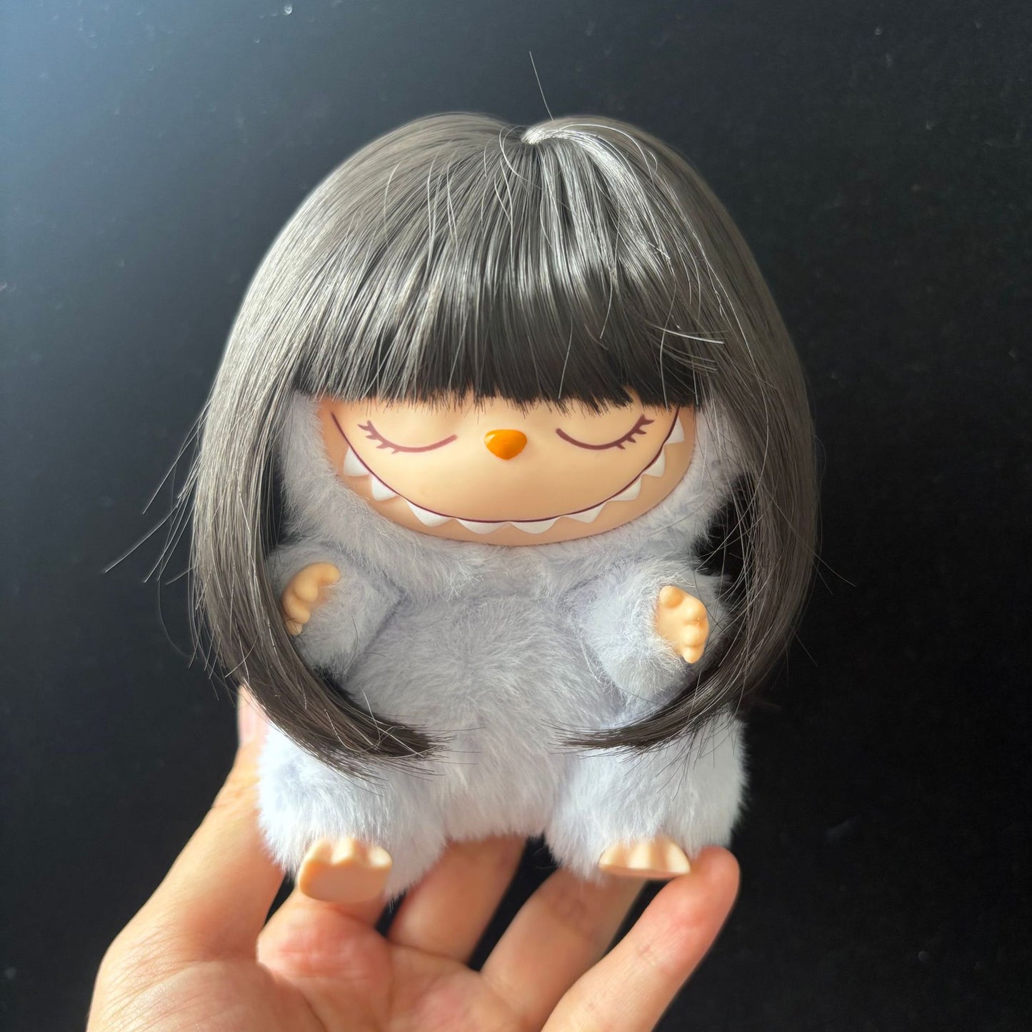 Soft Silk Automobiles Curtain Cloth Sheath Cute Cos Wig
